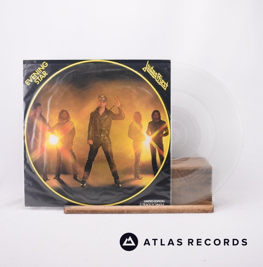 Judas Priest Evening Star 12" Vinyl Record - Front Cover & Record
