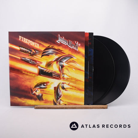 Judas Priest Firepower 2 x LP Vinyl Record - Front Cover & Record