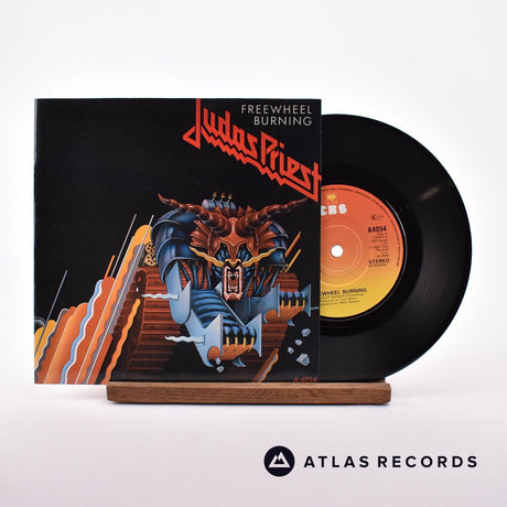 Judas Priest Freewheel Burning 7" Vinyl Record - Front Cover & Record