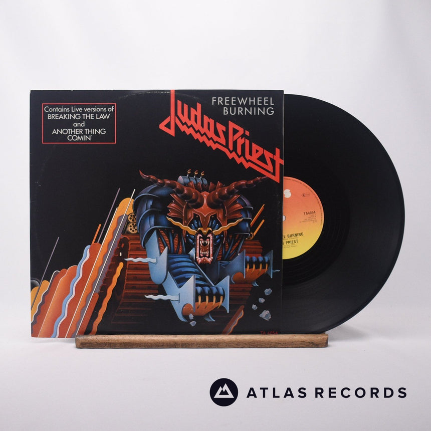 Judas Priest Freewheel Burning 12" Vinyl Record - Front Cover & Record