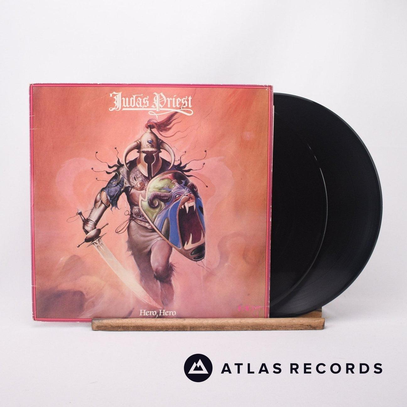 Judas Priest Hero, Hero 2 x LP Vinyl Record - Front Cover & Record