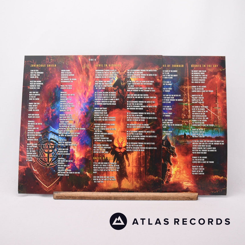 Judas Priest - Invincible Shield - Etched Holographic 2 x LP Vinyl Record