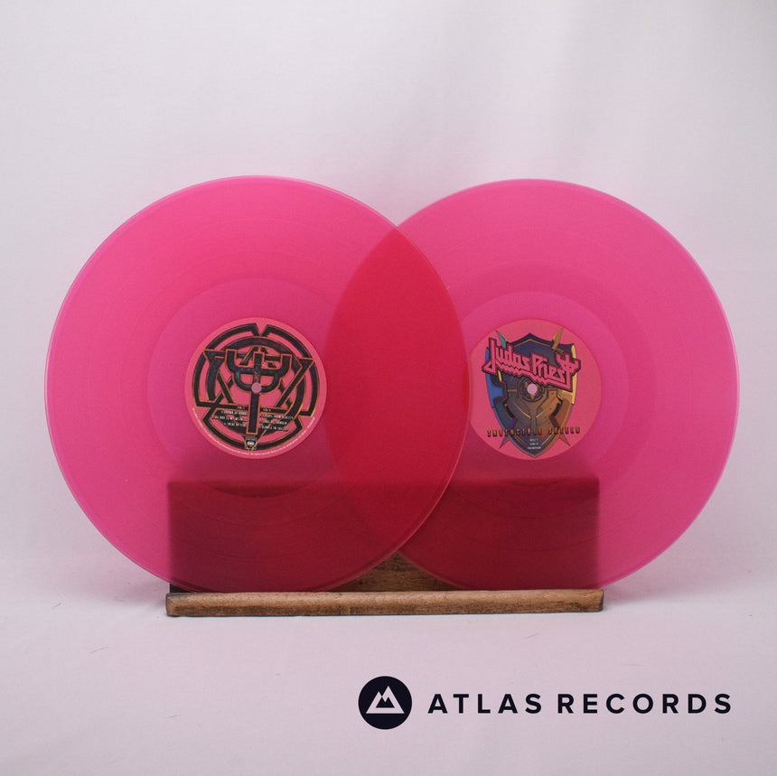 Judas Priest - Invincible Shield - Pink [Hot] 2 x LP Vinyl Record - EX/NM