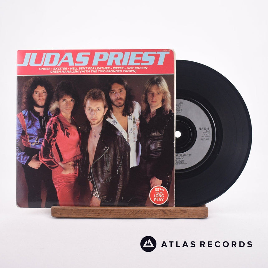 Judas Priest Judas Priest 7" LP Vinyl Record - Front Cover & Record