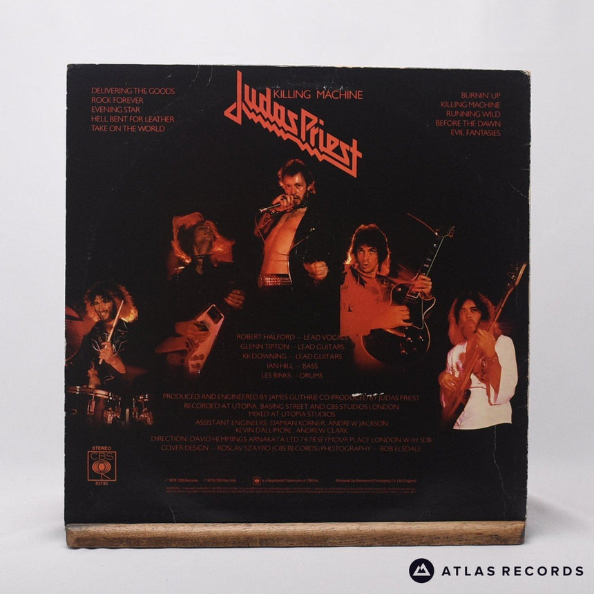 Judas Priest - Killing Machine - A1 B2 LP Vinyl Record - VG+/VG+