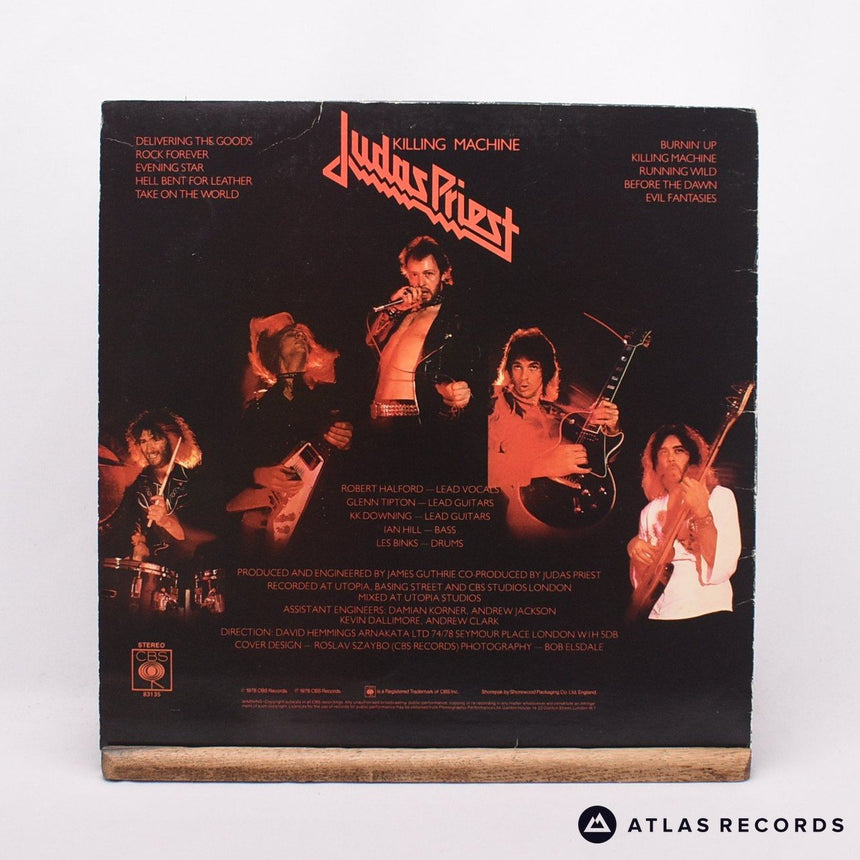 Judas Priest - Killing Machine - A-2 B-1 LP Vinyl Record - VG+/VG+