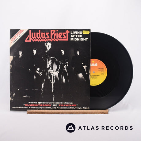 Judas Priest Living After Midnight 12" Vinyl Record - Front Cover & Record