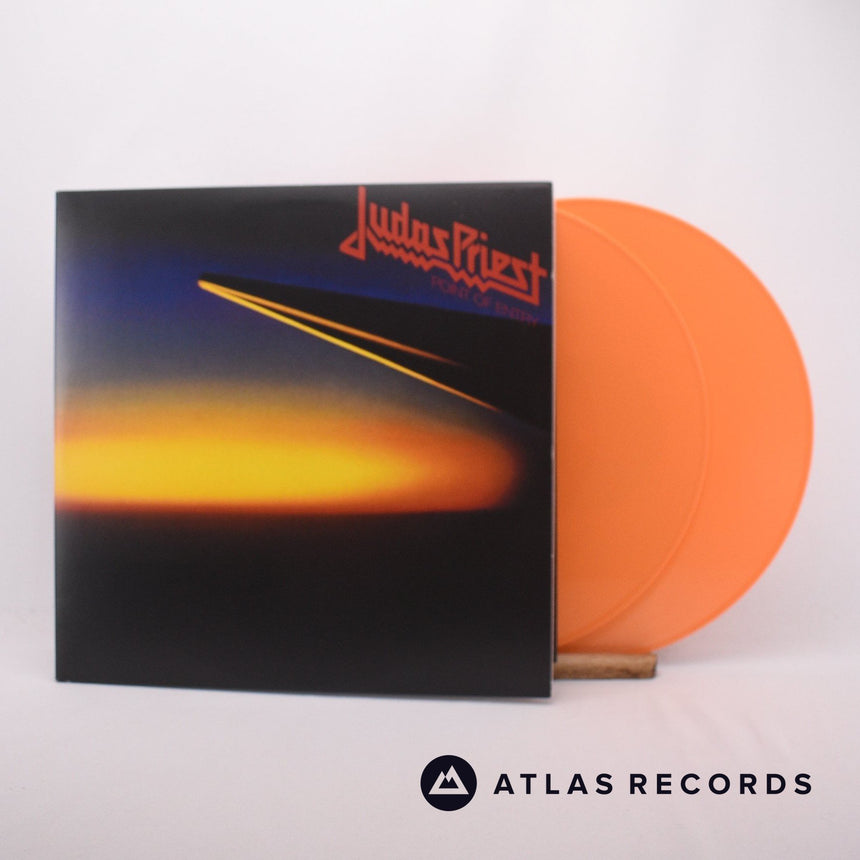 Judas Priest Point Of Entry 2 x LP Vinyl Record - Front Cover & Record