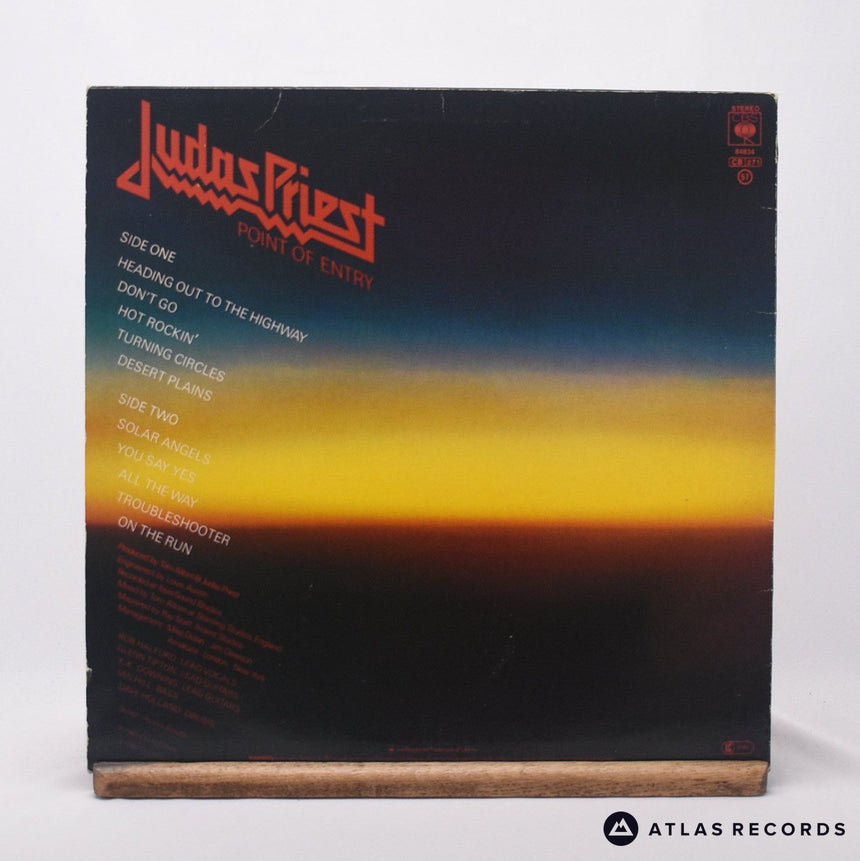 Judas Priest - Point Of Entry - LP Vinyl Record - VG+/VG+