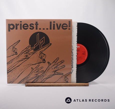 Judas Priest Priest... Live! Double LP Vinyl Record - Front Cover & Record