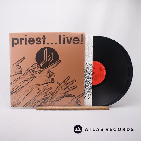 Judas Priest Priest... Live! 2 x LP Vinyl Record - Front Cover & Record