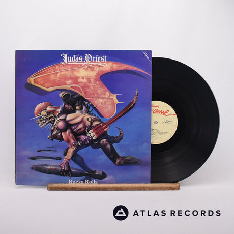 Judas Priest Rocka Rolla LP Vinyl Record - Front Cover & Record