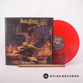 Judas Priest Sad Wings Of Destiny LP Vinyl Record - Front Cover & Record