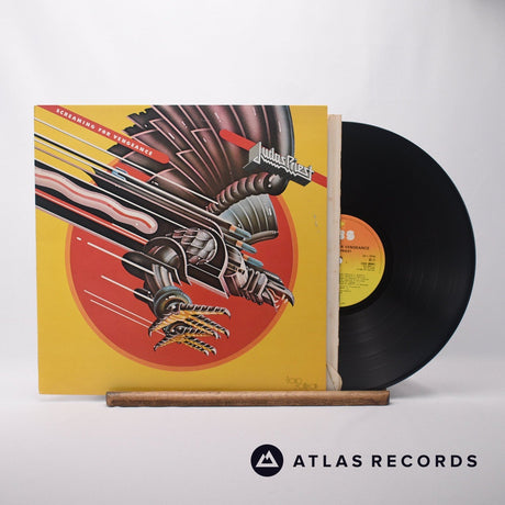 Judas Priest Screaming For Vengeance LP Vinyl Record - Front Cover & Record