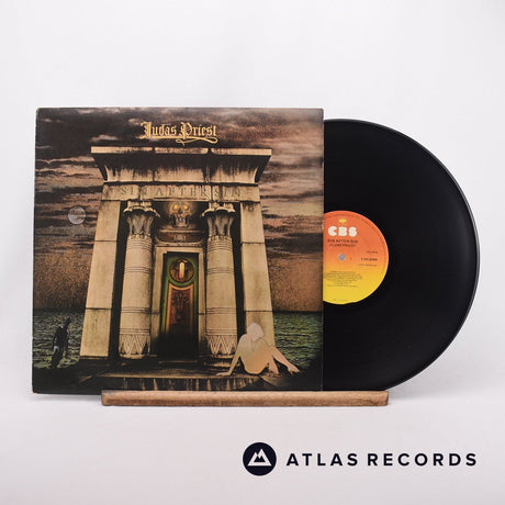 Judas Priest Sin After Sin LP Vinyl Record - Front Cover & Record