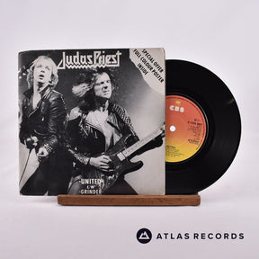 Judas Priest United 7" Vinyl Record - Front Cover & Record