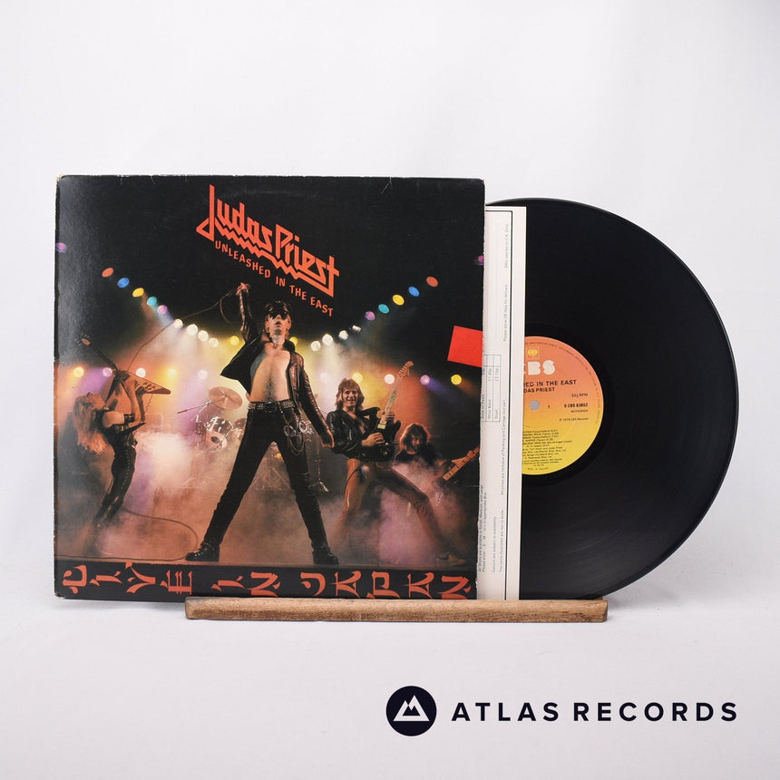 Judas Priest Unleashed In The East LP + 7" Vinyl Record - Front Cover & Record