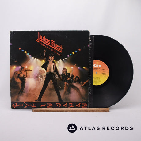 Judas Priest Unleashed In The East LP Vinyl Record - Front Cover & Record
