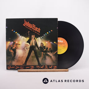 Judas Priest Unleashed In The East LP Vinyl Record - Front Cover & Record