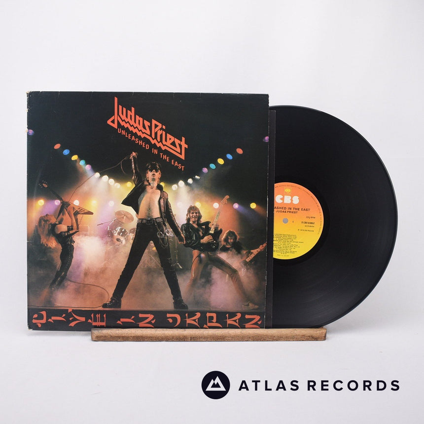 Judas Priest Unleashed In The East LP Vinyl Record - Front Cover & Record