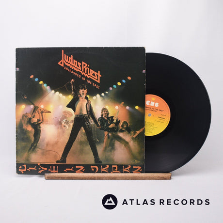 Judas Priest Unleashed In The East LP Vinyl Record - Front Cover & Record