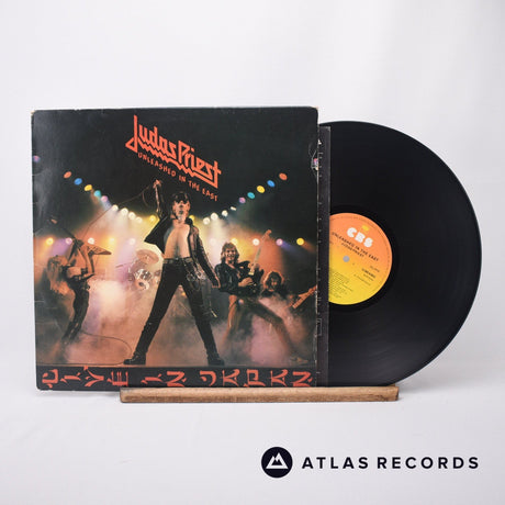Judas Priest Unleashed In The East LP Vinyl Record - Front Cover & Record