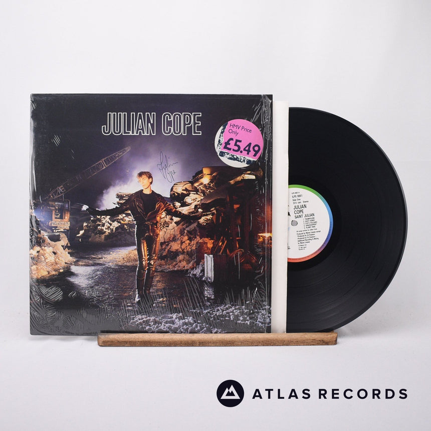 Julian Cope - Saint Julian - Signed LP Vinyl Record - EX/EX