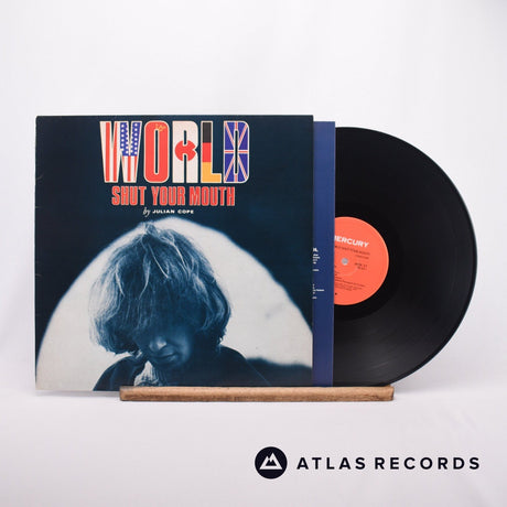 Julian Cope World Shut Your Mouth LP Vinyl Record - Front Cover & Record