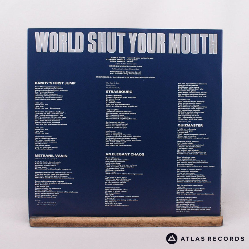 Julian Cope - World Shut Your Mouth - LP Vinyl Record - EX/EX