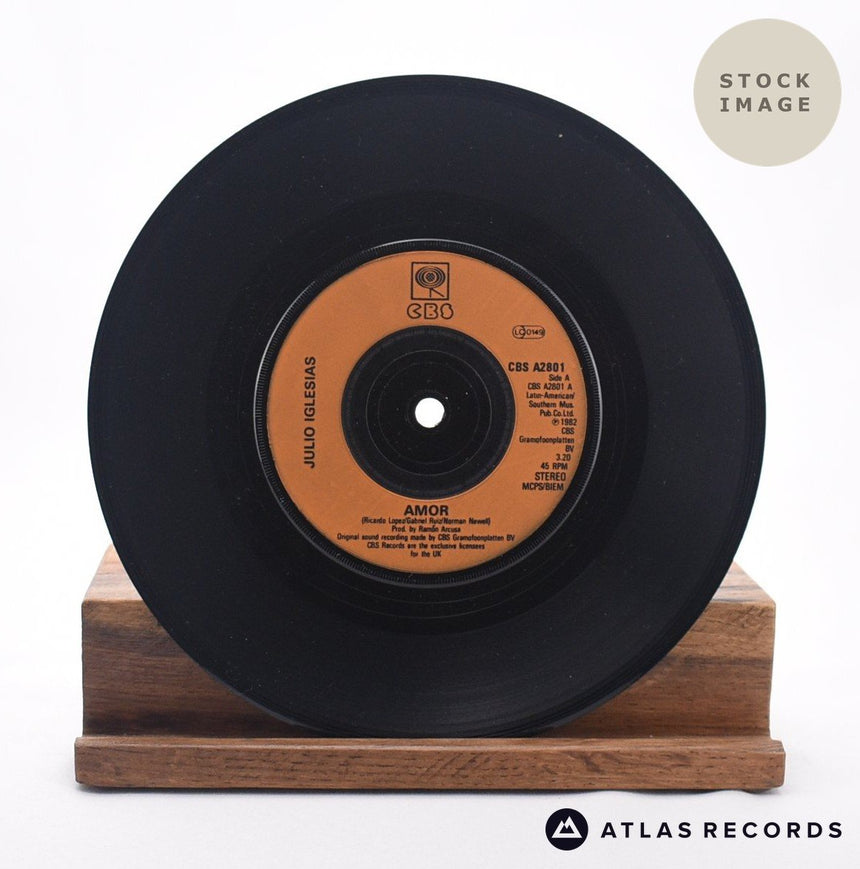 Julio Iglesias Amor 7" Vinyl Record - Record A Side