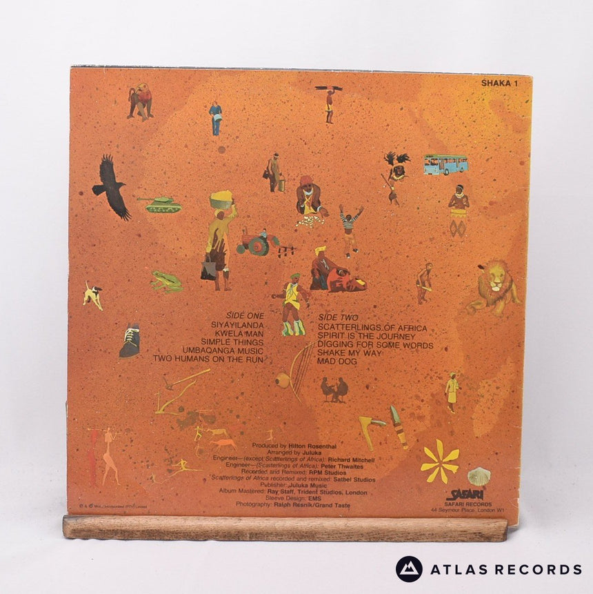 Juluka - Scatterlings - LP Vinyl Record - EX/VG+