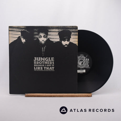 Jungle Brothers Because I Got It Like That 12" Vinyl Record - Front Cover & Record