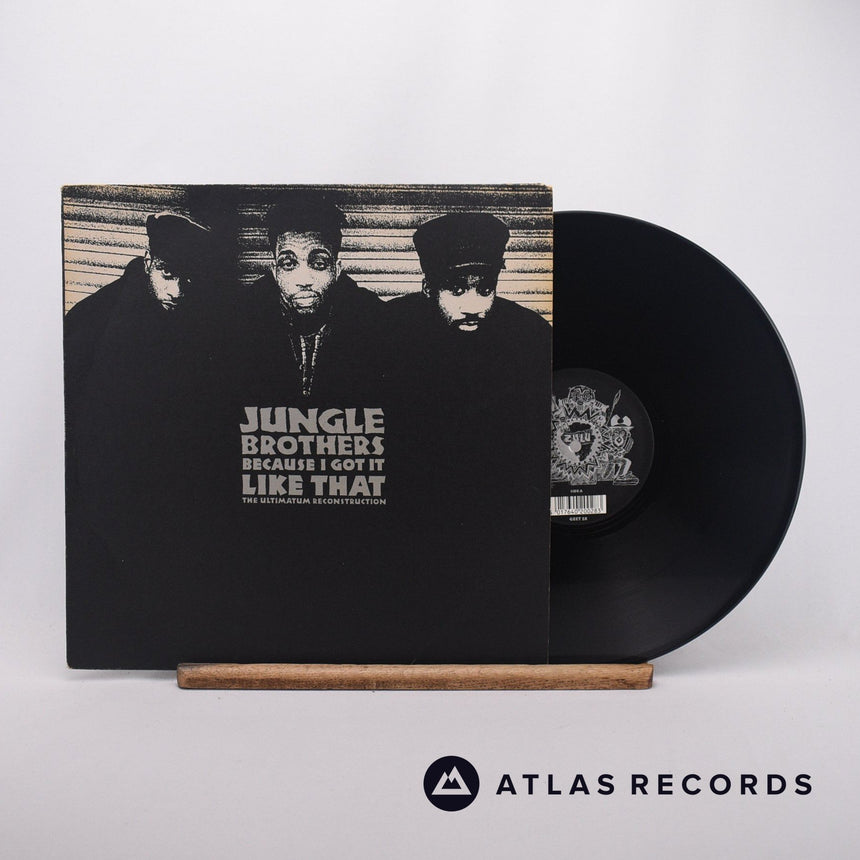 Jungle Brothers Because I Got It Like That 12" Vinyl Record - Front Cover & Record