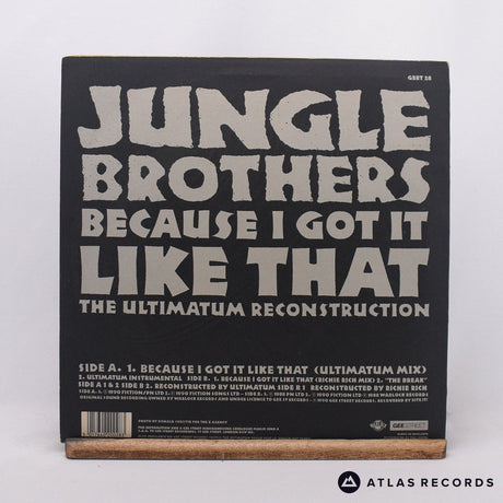 Jungle Brothers - Because I Got It Like That - 12" Vinyl Record - EX/EX