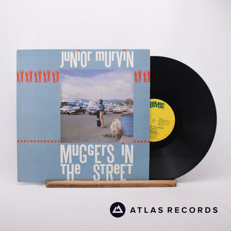 Junior Murvin Muggers In The Street LP Vinyl Record - Front Cover & Record