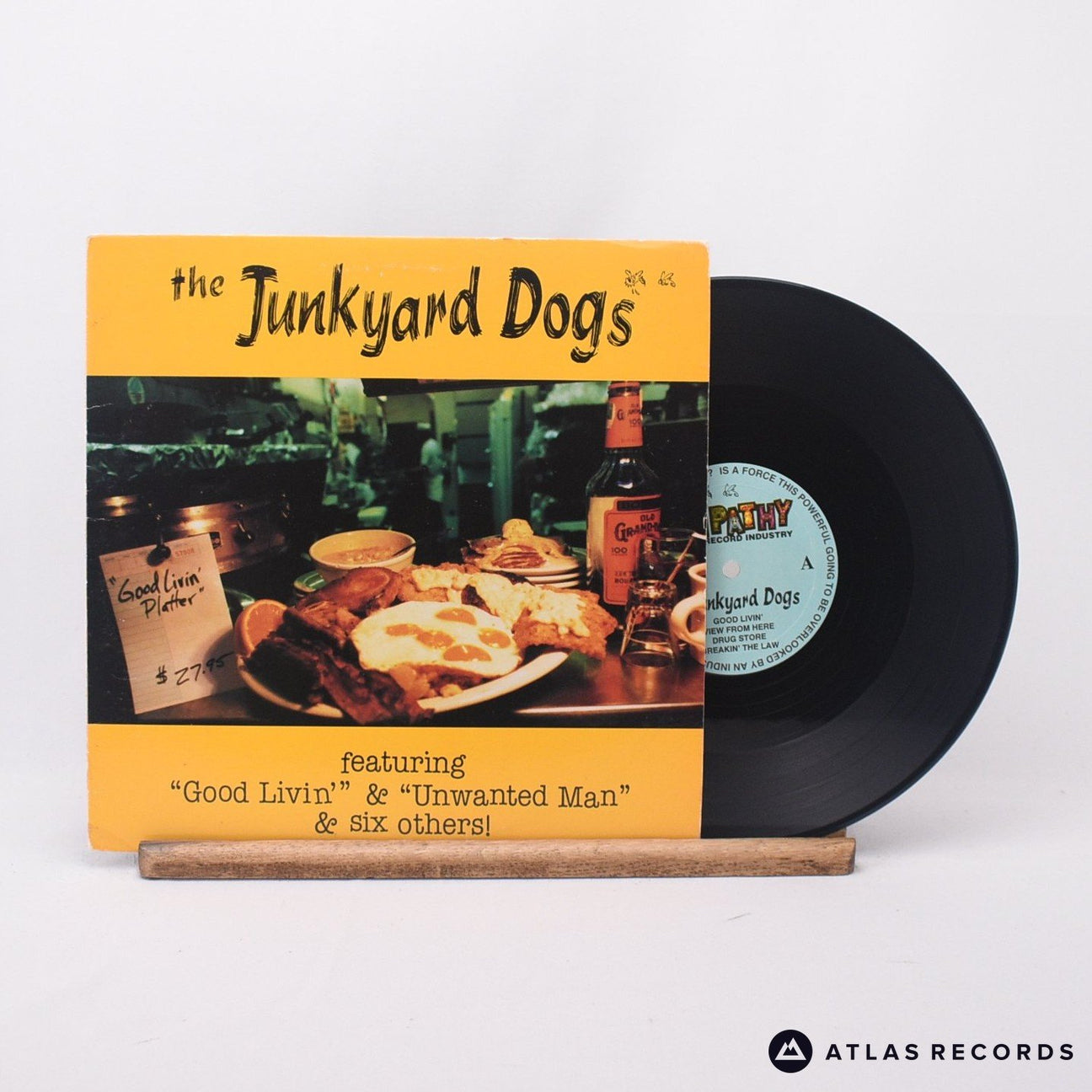 Junkyard Dogs Good Livin' Platter 10" Vinyl Record - Front Cover & Record
