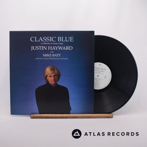 Justin Hayward Classic Blue LP Vinyl Record - Front Cover & Record