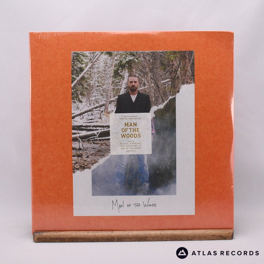 Justin Timberlake Man Of The Woods Double LP Vinyl Record - Front Cover & Record