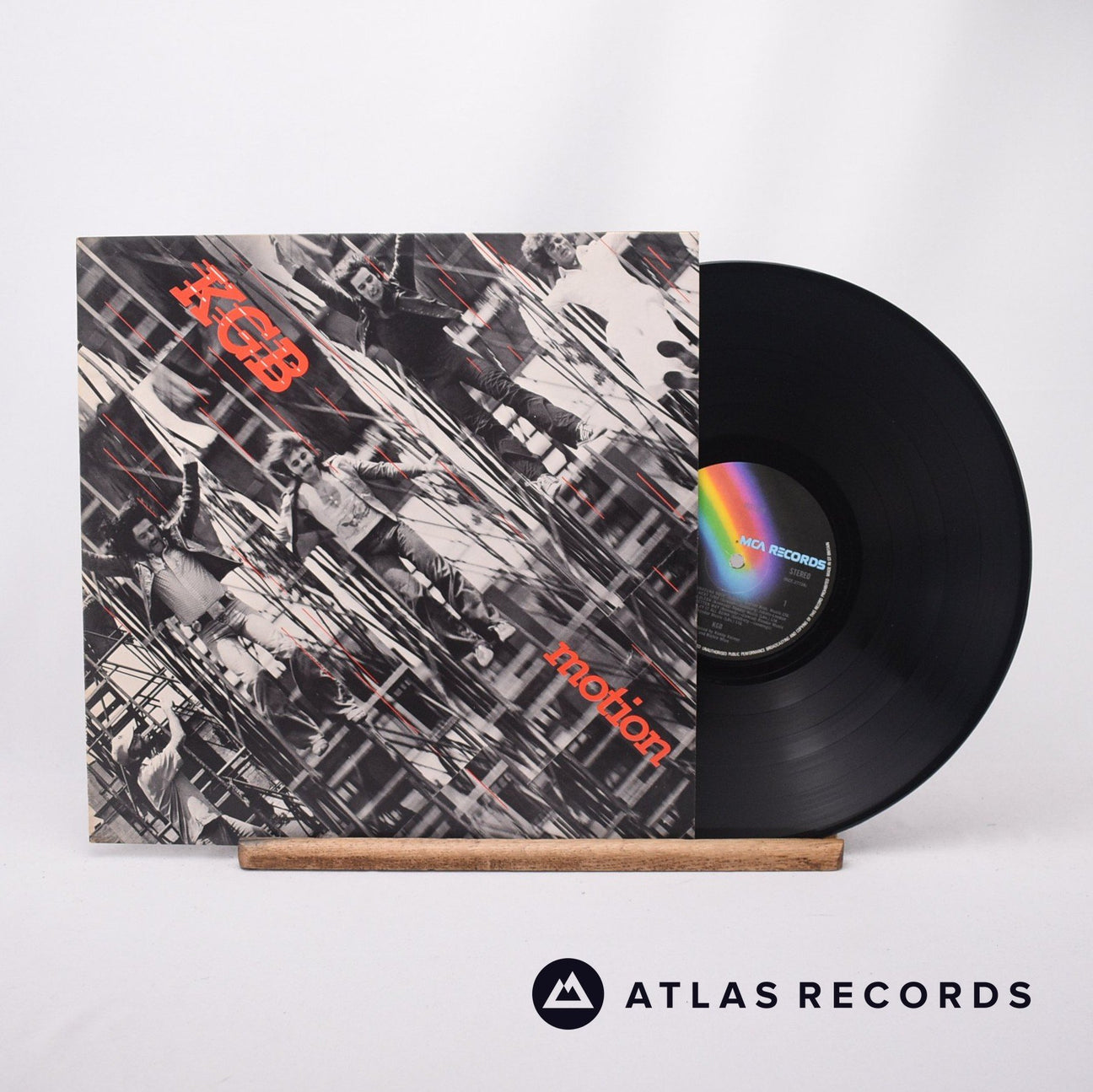 KGB Motion LP Vinyl Record - Front Cover & Record