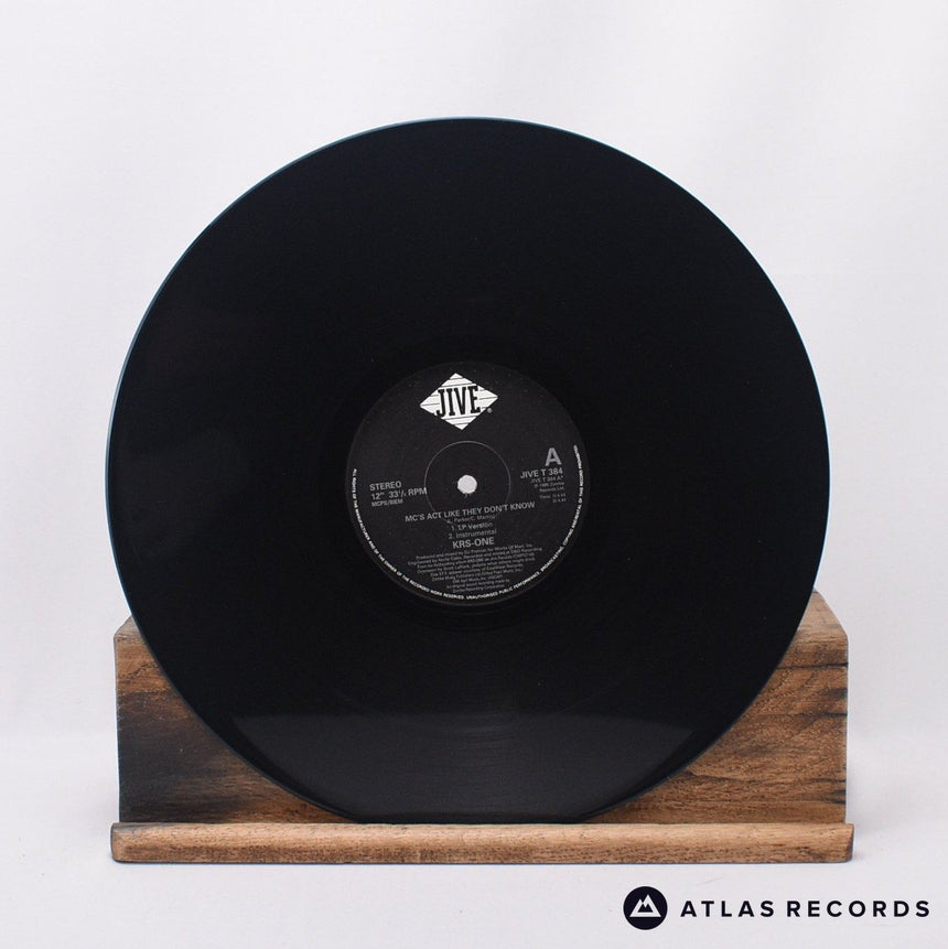 KRS-One - MC's Act Like They Don't Know - Damont A1 B1 12" Vinyl Record - EX/EX