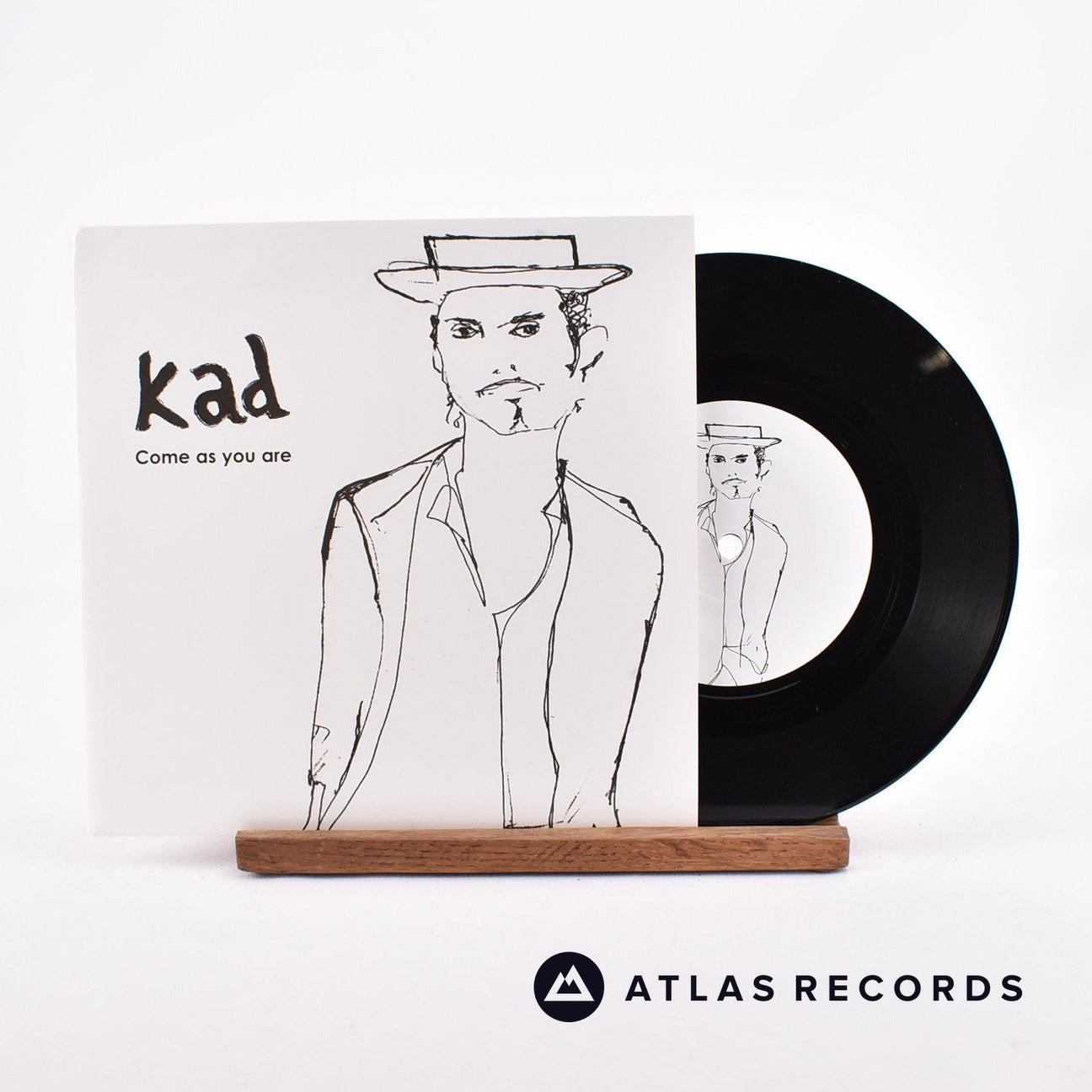 Kad Achouri Come As You Are 7" Vinyl Record - Front Cover & Record