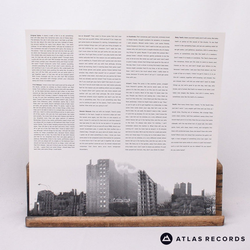 Karate - Some Boots - Lyric Sheet Us 1A 1B LP Vinyl Record - EX/EX