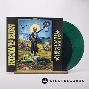 Karma To Burn Almost Heathen LP + 10" Vinyl Record - Front Cover & Record