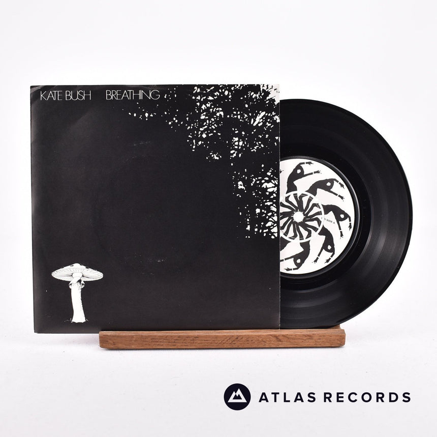 Kate Bush Breathing 7" Vinyl Record - Front Cover & Record