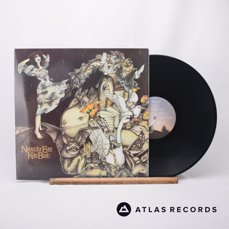 Kate Bush Never For Ever LP Vinyl Record - Front Cover & Record