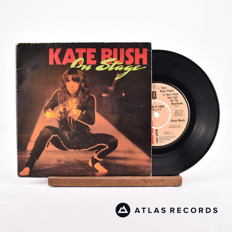 Kate Bush On Stage 7" Vinyl Record - Front Cover & Record