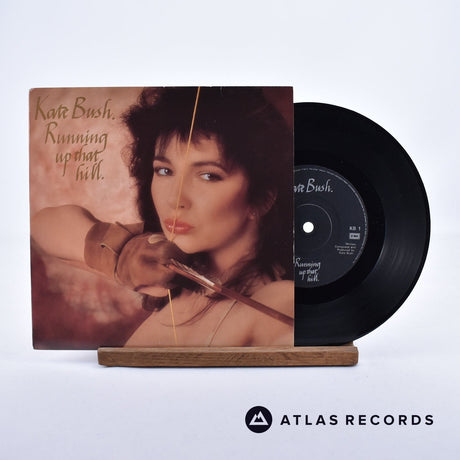 Kate Bush Running Up That Hill 7" Vinyl Record - Front Cover & Record