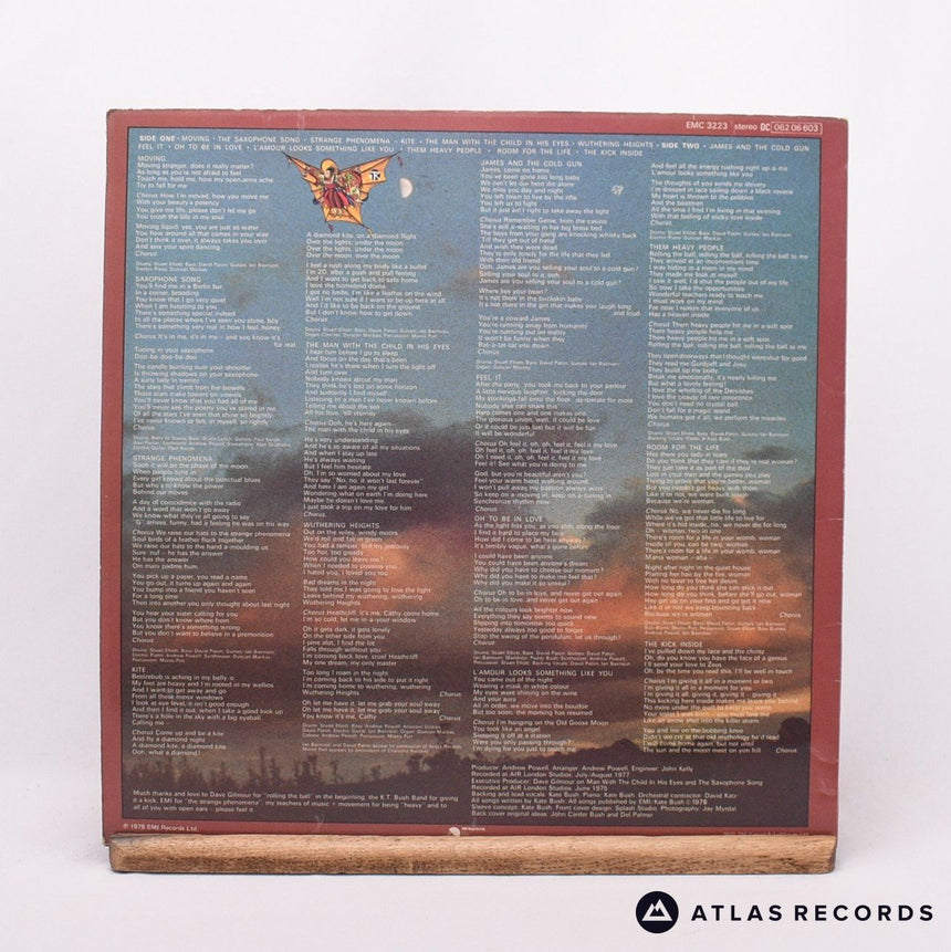 Kate Bush - The Kick Inside - 89 90 LP Vinyl Record - VG+/VG+
