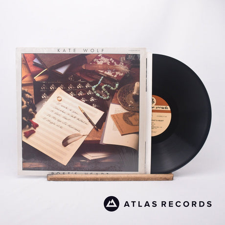 Kate Wolf Poet's Heart LP Vinyl Record - Front Cover & Record