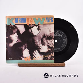 Katrina And The Waves Walking On Sunshine 7" Vinyl Record - Front Cover & Record